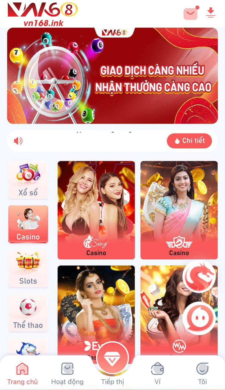 Casino tại VN168