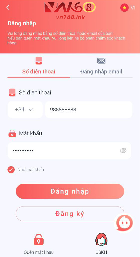 Cách Đăng Nhập VN168 Nhanh Và An Toàn